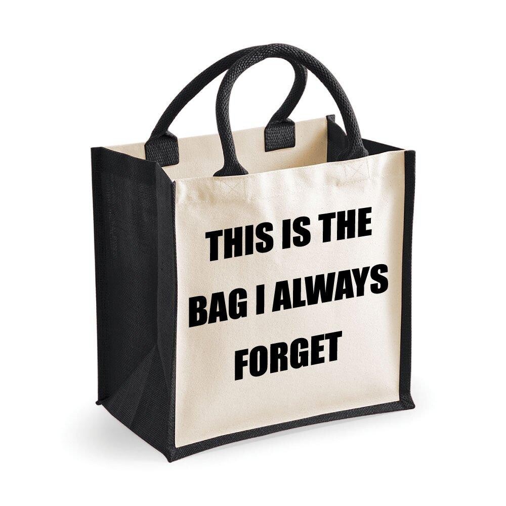 Средняя черная джутовая сумка, эту сумку я всегда забываю 60 SECOND MAKEOVER, черный
Средняя черная джутовая сумка, эту сумку я всегда забываю 60 SECOND MAKEOVER, черный