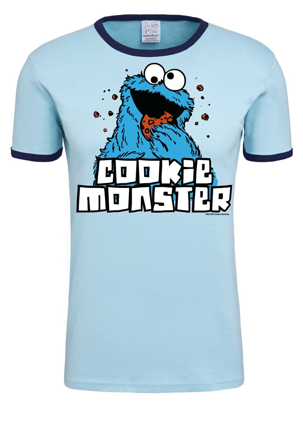 Футболка Logoshirt Cookie Monster, цвет hellblau/dunkelblau
Футболка Logoshirt Cookie Monster, цвет hellblau/dunkelblau