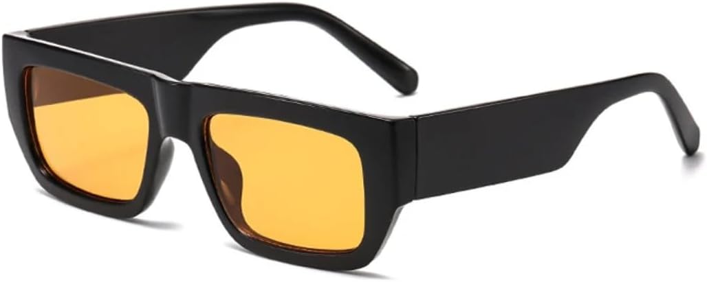 Солнцезащитные очки с защитой от УФ-излучения UV400 | Маленькая оправа, панк-стиль, яркие линзы | Для женщин и мужчин, для занятий спортом на открытом воздухе и вождения DSVIGF, Black-yellow
Солнцезащитные очки с защитой от УФ-излучения UV400 | Маленькая оправа, панк-стиль, яркие линзы | Для женщин и мужчин, для занятий спортом на открытом воздухе и вождения DSVIGF, Black-yellow