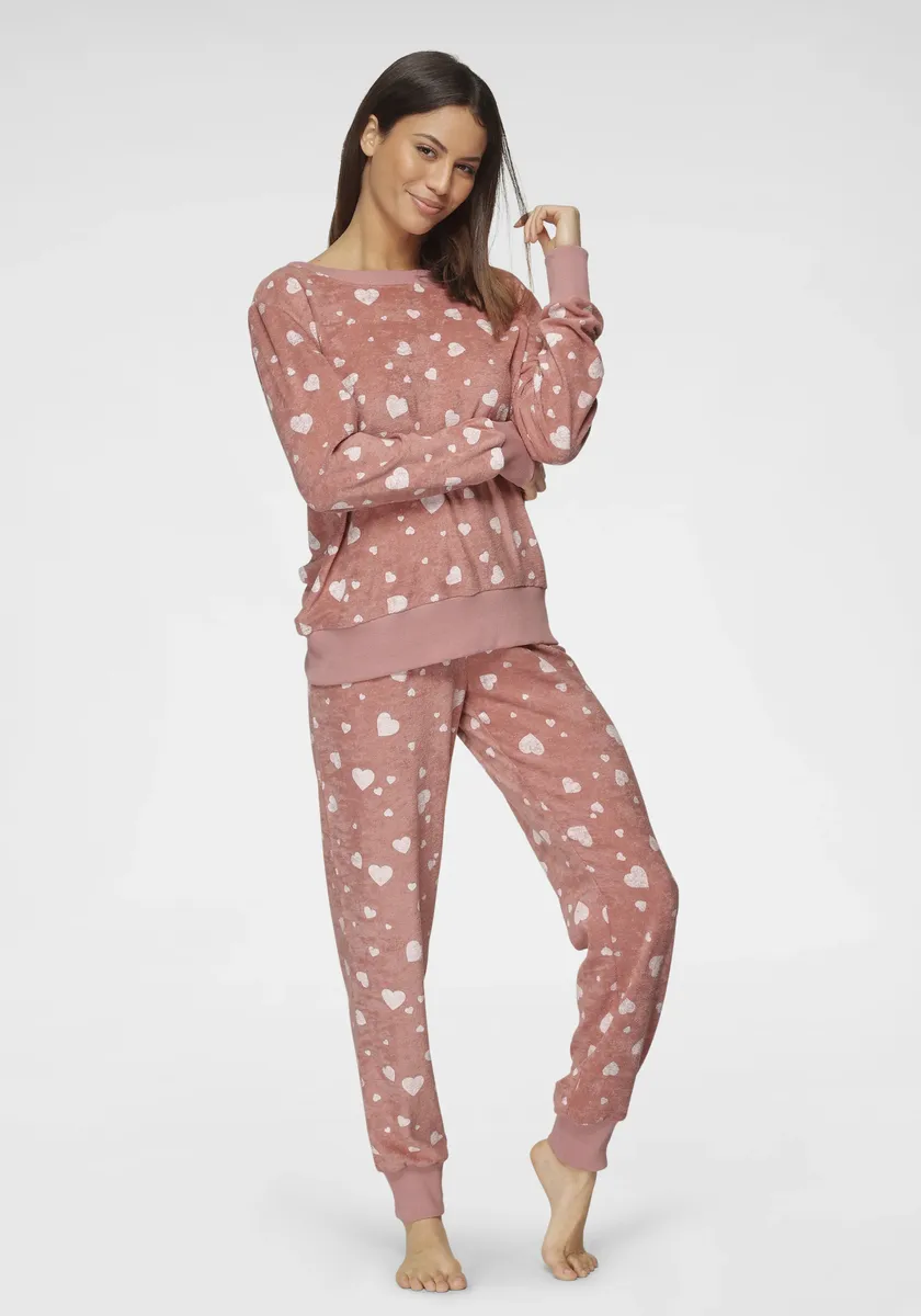 Пижама Vivance Dreams (2 шт.), с принтом по всей поверхности, цвет Altrosa-Weiß-Allover-Gemustert
Пижама Vivance Dreams (2 шт.), с принтом по всей поверхности, цвет Altrosa-Weiß-Allover-Gemustert