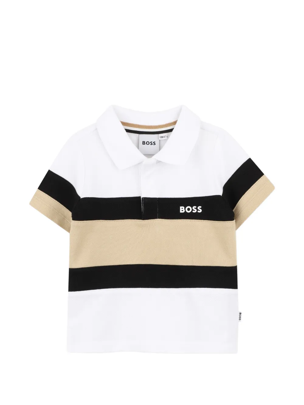 Рубашка поло в полоску Boss Kidswear, белый
Рубашка поло в полоску Boss Kidswear, белый