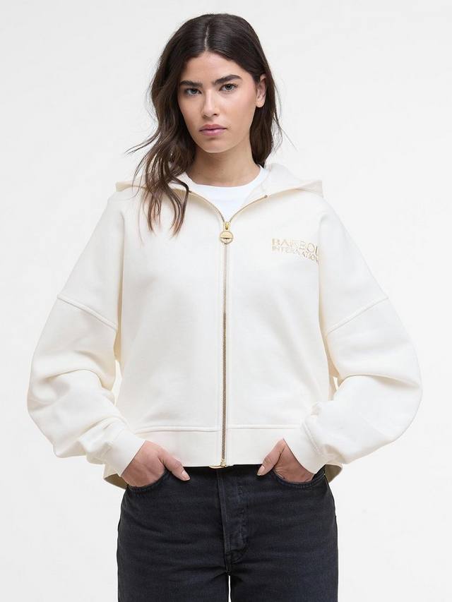 Уютный худи International Lana с молнией Barbour, Off White
Уютный худи International Lana с молнией Barbour, Off White