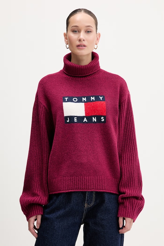 Свитер из шерстяной смеси Tommy Jeans, бордовый
Свитер из шерстяной смеси Tommy Jeans, бордовый
