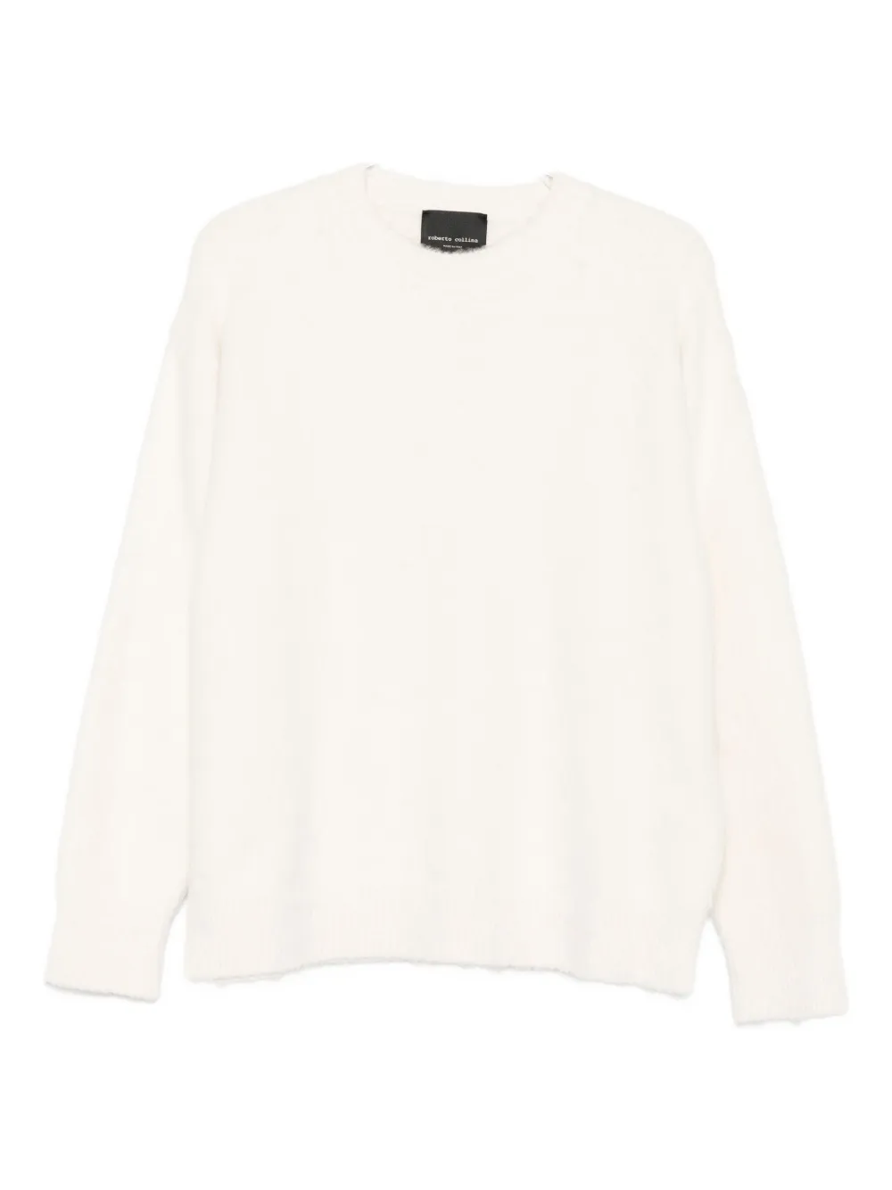 Свитер с круглым вырезом Roberto Collina, белый
Свитер с круглым вырезом Roberto Collina, белый