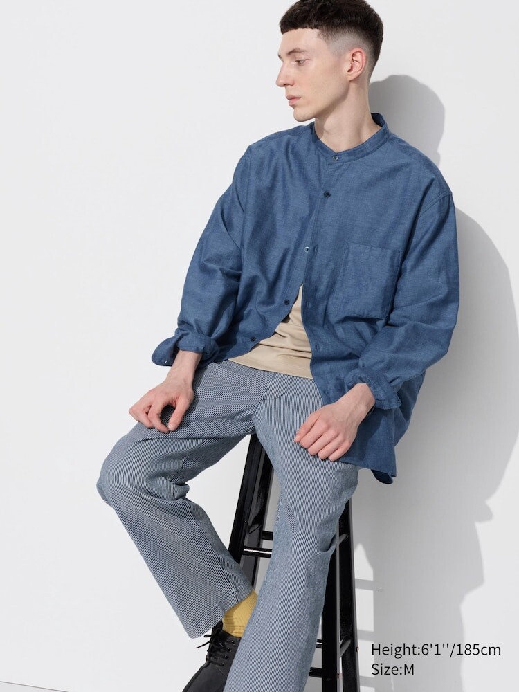 Хлопковые брюки длиной до щиколотки свободного кроя Uniqlo, цвет 67 синий
Хлопковые брюки длиной до щиколотки свободного кроя Uniqlo, цвет 67 синий