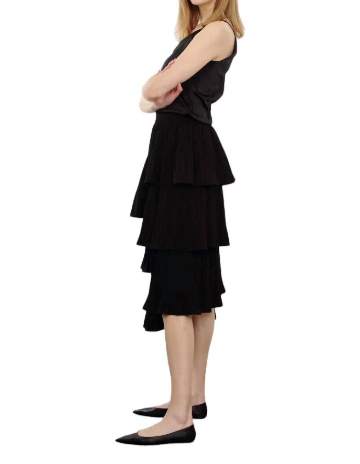 Черная юбка с рюшами ZERO DEGREE CELSIUS, черный
Черная юбка с рюшами ZERO DEGREE CELSIUS, черный