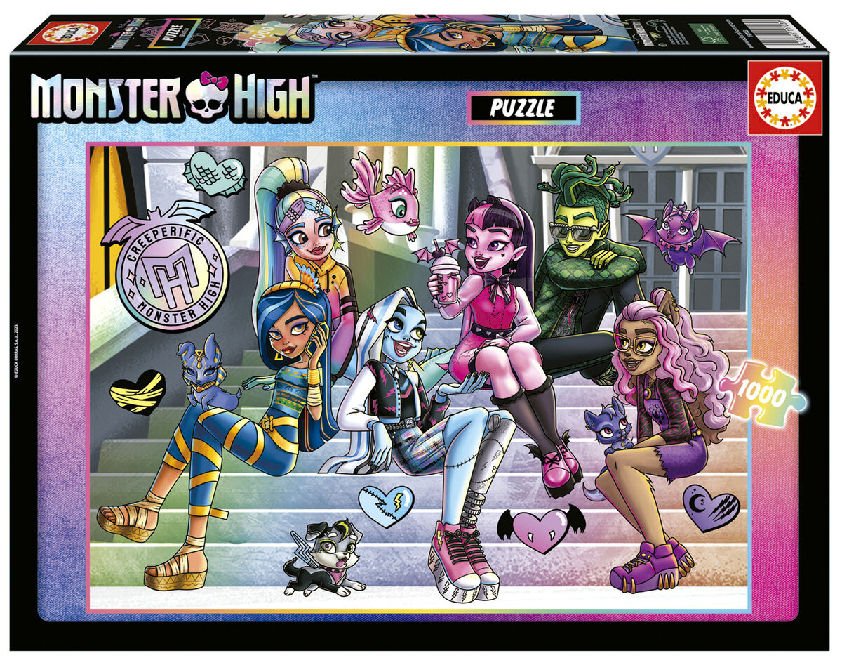 Educa, Пазл Monster High, 1000 шт.
Educa, Пазл Monster High, 1000 шт.