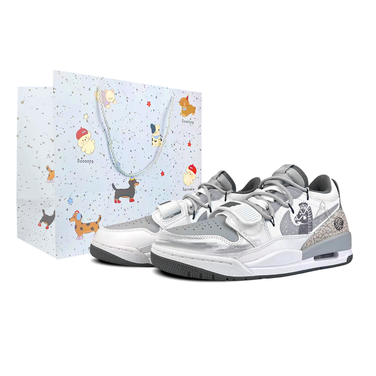 Jordan Legacy 312 BNK Silver Flame Knight устойчивые к истиранию увеличивающие рост низкие баскетбольные кроссовки в винтажном стиле для мужчин
Jordan Legacy 312 BNK Silver Flame Knight устойчивые к истиранию увеличивающие рост низкие баскетбольные кроссовки в винтажном стиле для мужчин