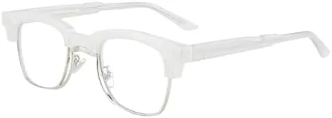 Женские солнцезащитные очки Fashion Square 2027 в ретро-стиле с прозрачными линзами и полуметаллической оправой. Мужские очки в стиле ретро MTZJH, White Clear
Женские солнцезащитные очки Fashion Square 2027 в ретро-стиле с прозрачными линзами и полуметаллической оправой. Мужские очки в стиле ретро MTZJH, White Clear