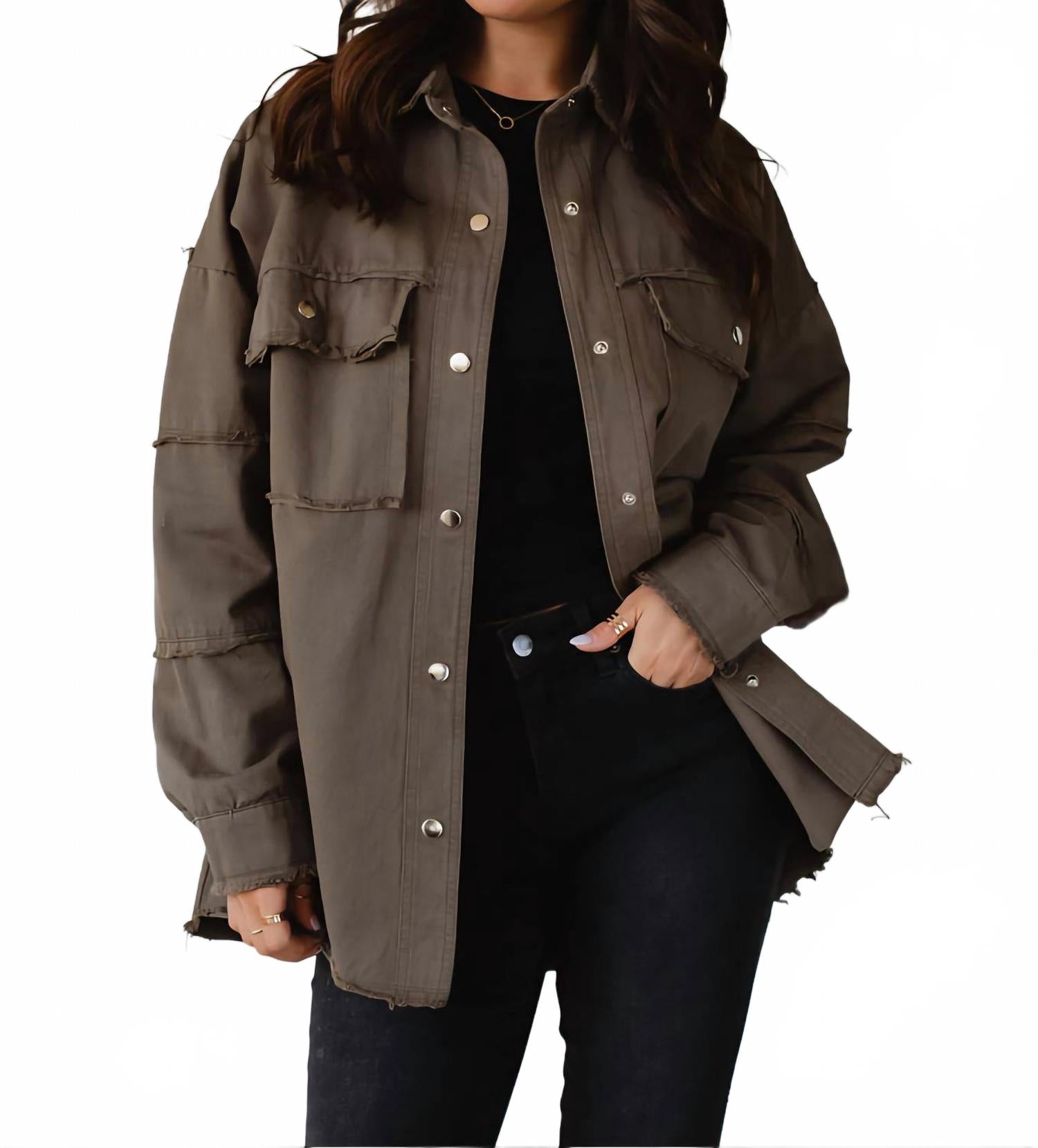 Куртка The Whiskey Weather Shacket In оливковый Panache, оливковый
Куртка The Whiskey Weather Shacket In оливковый Panache, оливковый