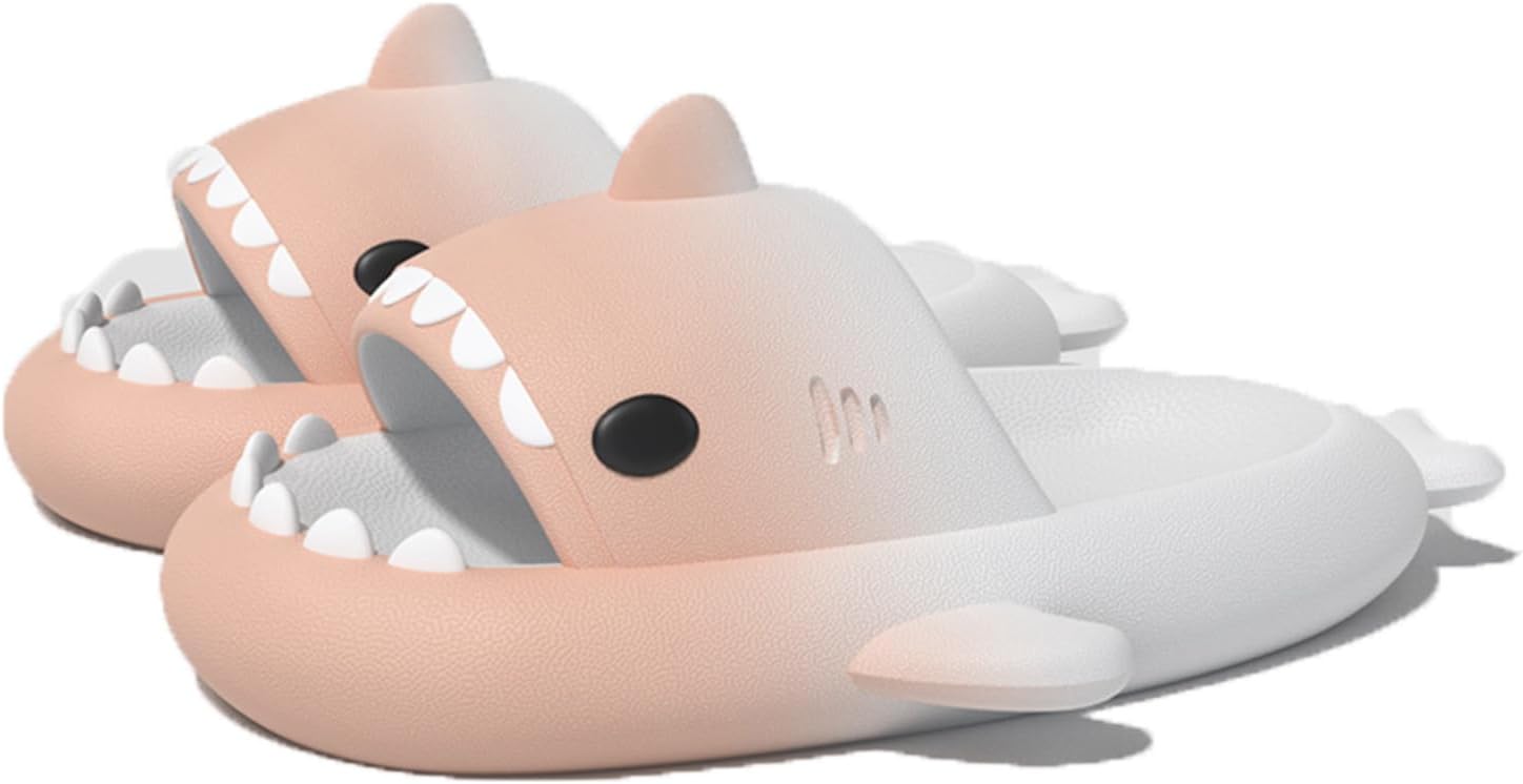 Тапочки Zureto Shark Cloud, милые тапочки с рисунком акулы для дома и улицы для женщин и мужчин, белый/розовый
Тапочки Zureto Shark Cloud, милые тапочки с рисунком акулы для дома и улицы для женщин и мужчин, белый/розовый