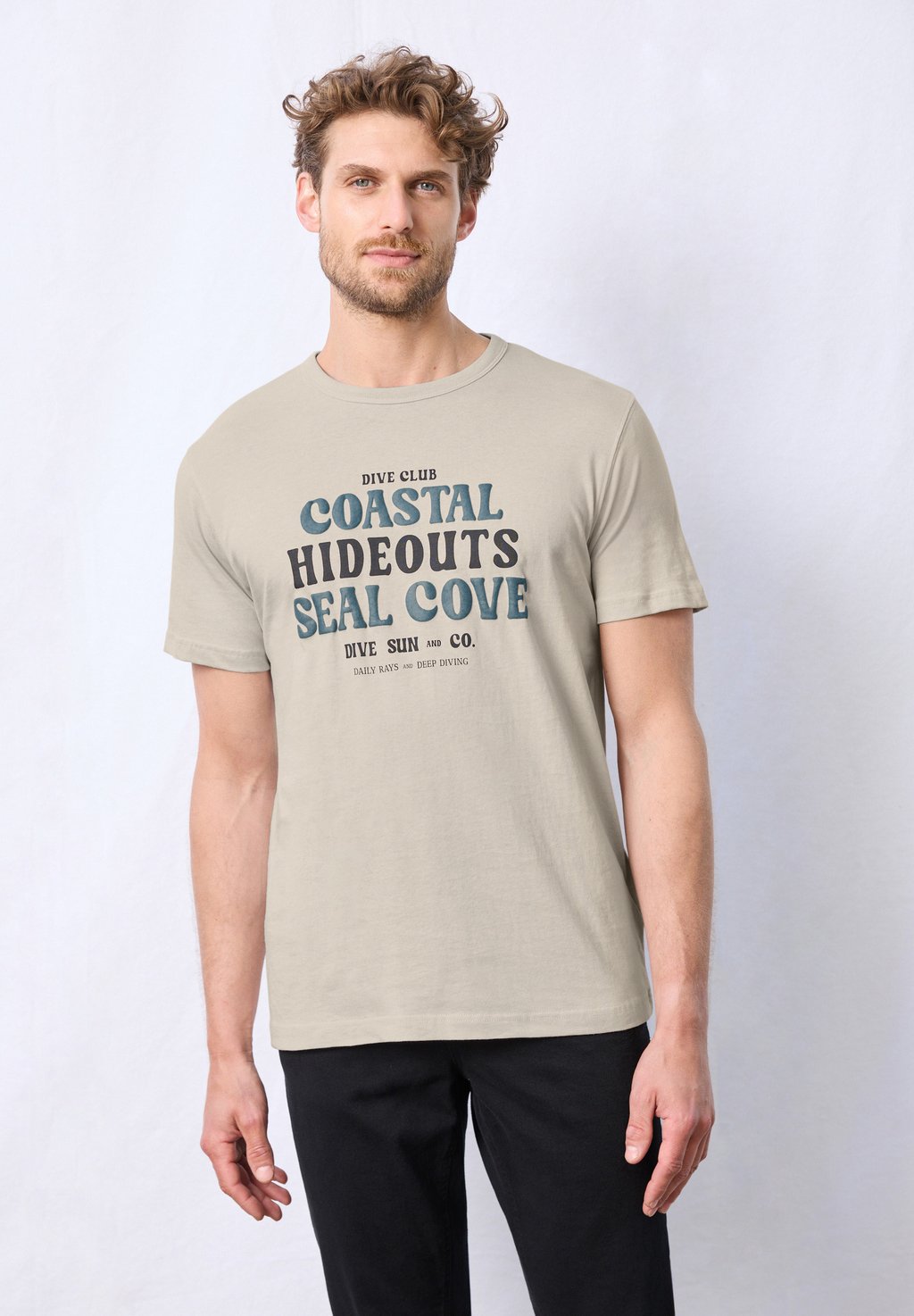 Футболка с принтом Street One MEN, бежевый
Футболка с принтом Street One MEN, бежевый