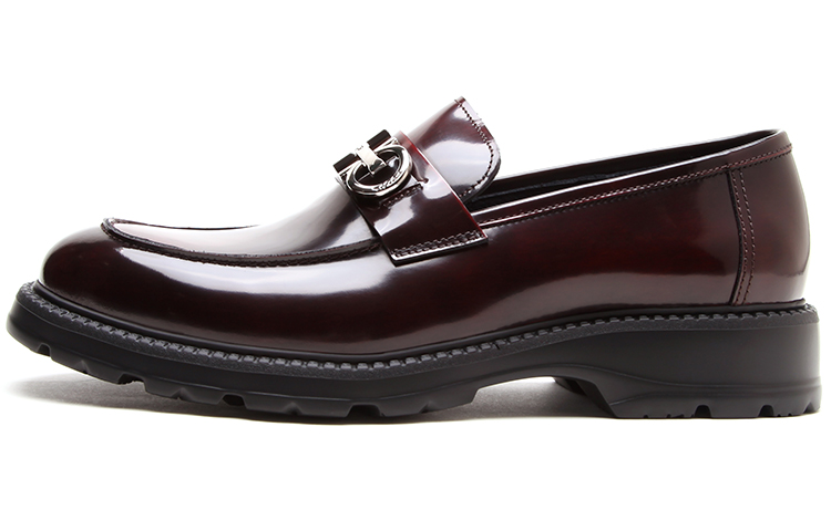 Satchi Повседневные кожаные туфли мужские бордового цвета 
Satchi Повседневные кожаные туфли мужские бордового цвета