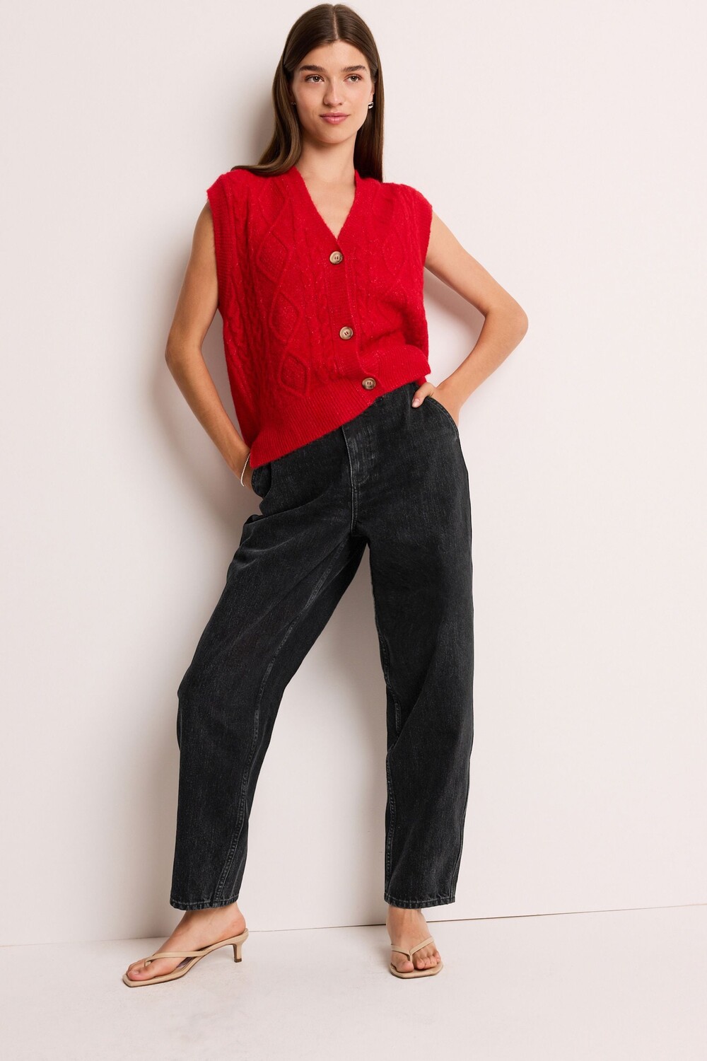 100% хлопок джинсы бочонки с завышенной талией Next, черный
100% хлопок джинсы бочонки с завышенной талией Next, черный