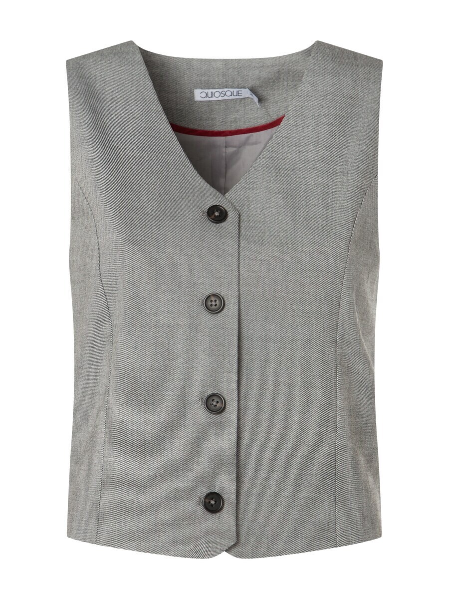 Классический блейзер Quiosque Suit Vest 8TR002, серый
Классический блейзер Quiosque Suit Vest 8TR002, серый