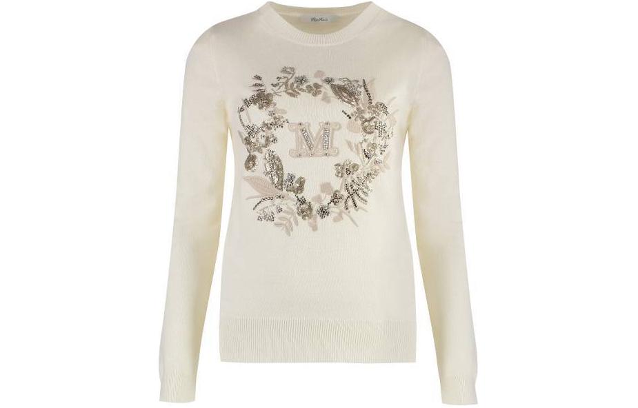 Футболка с логотипом MaxMara, экрю
Футболка с логотипом MaxMara, экрю