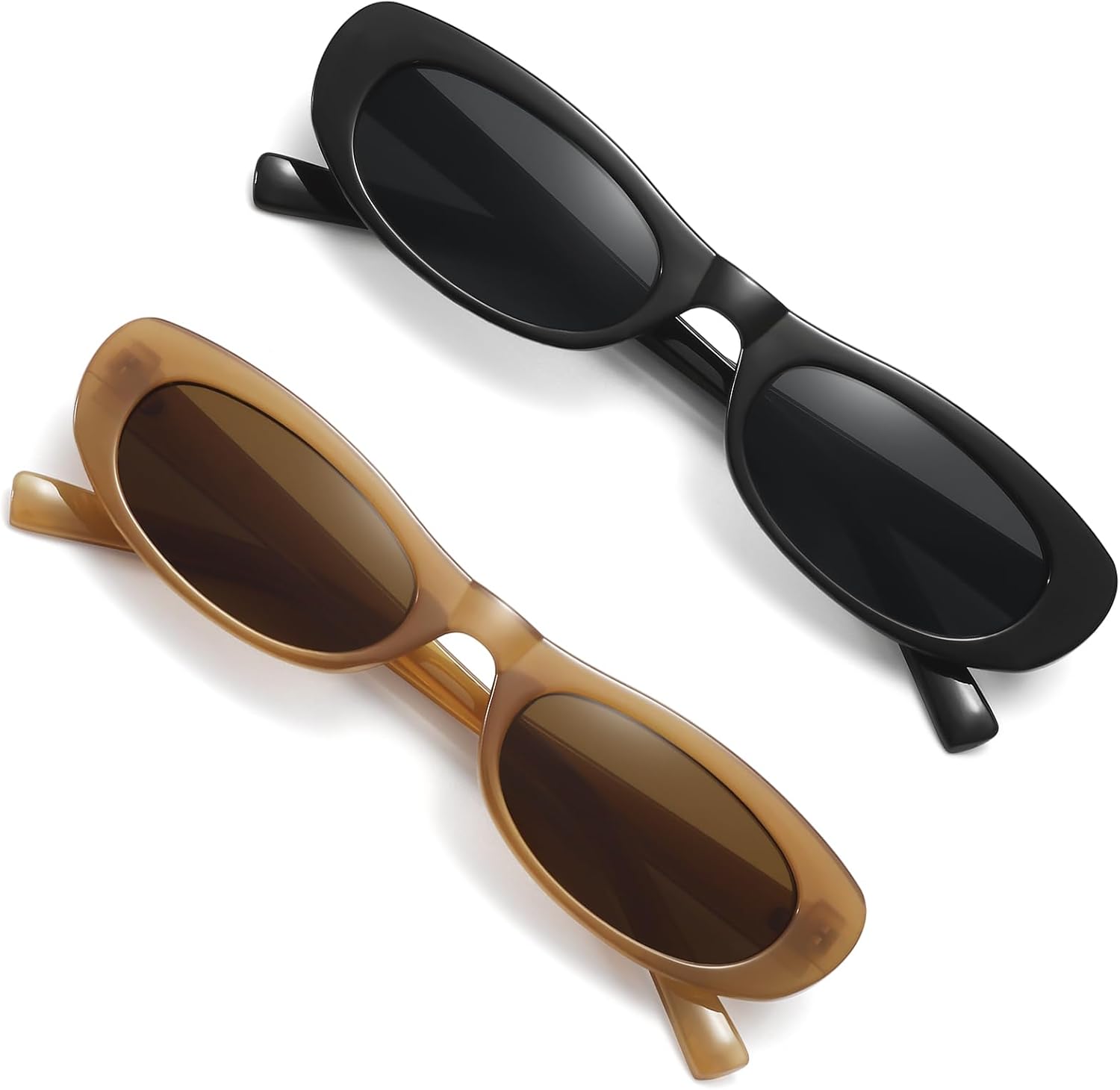 Солнцезащитные очки STORYCOAST в стиле ретро, овальные, узкие, с защитой от ультрафиолета UV400, элегантные и стильные, идеально подходят для отдыха, шопинга и особых мероприятий, 2p-black/Grey+brown/Brown
Солнцезащитные очки STORYCOAST в стиле ретро, овальные, узкие, с защитой от ультрафиолета UV400, элегантные и стильные, идеально подходят для отдыха, шопинга и особых мероприятий, 2p-black/Grey+brown/Brown