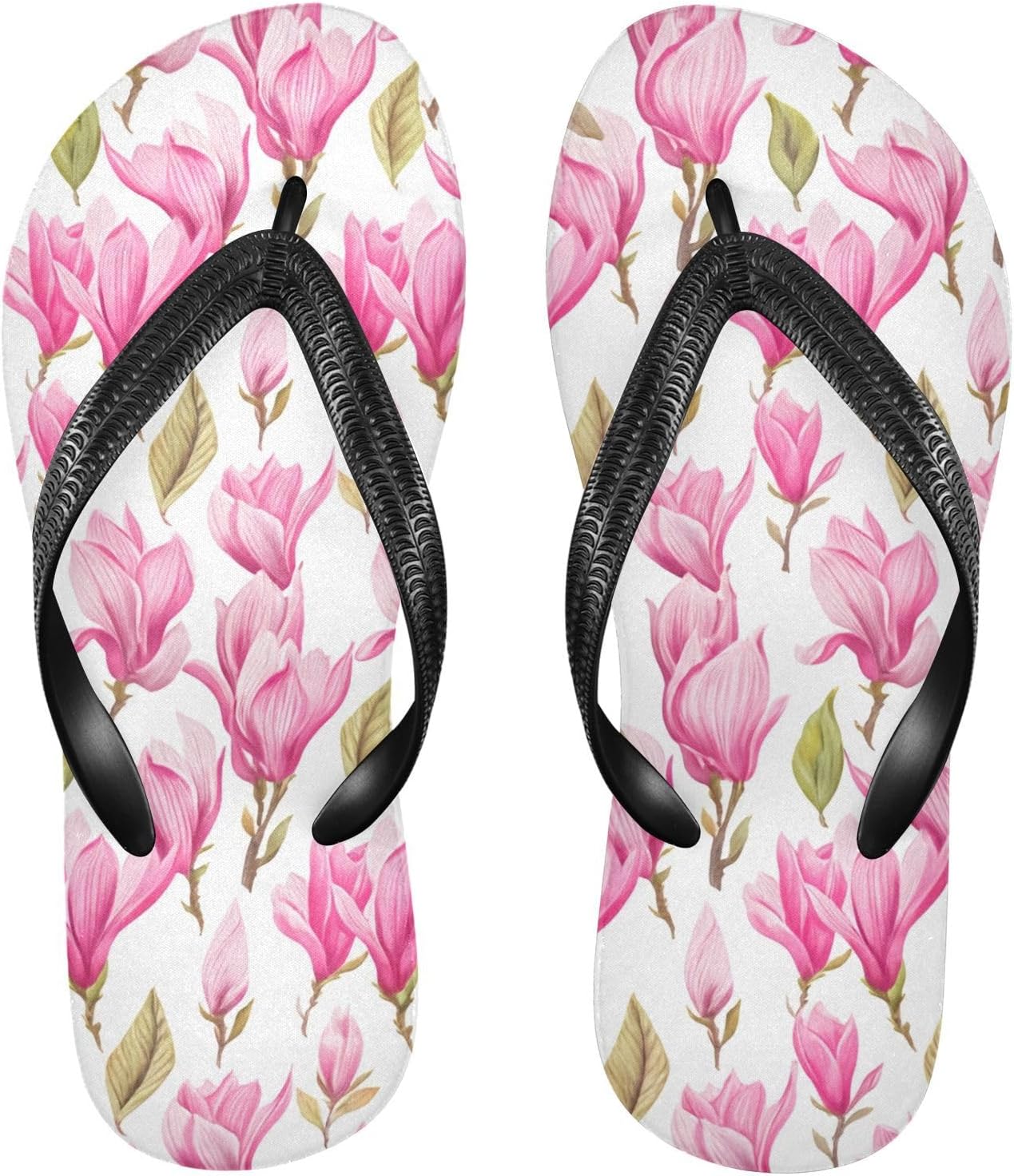 Шлепанцы с цветочным рисунком «Розовые магнолии», пляжные сандалии-вьетнамки, резинескользящие летние тапочки для ходьбы, обувь для женщин и мужчин Sinestour
Шлепанцы с цветочным рисунком «Розовые магнолии», пляжные сандалии-вьетнамки, резинескользящие летние тапочки для ходьбы, обувь для женщин и мужчин Sinestour