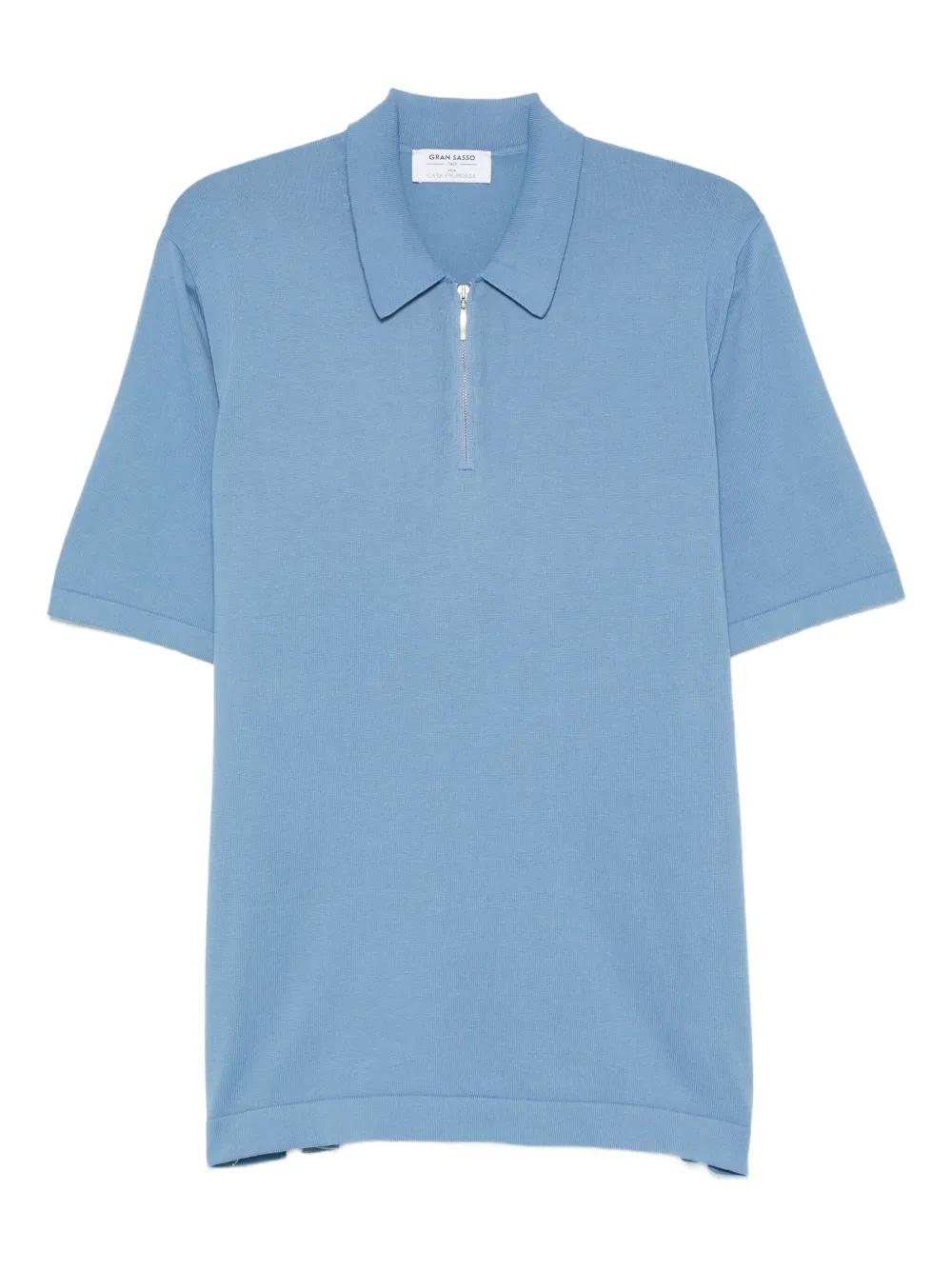 Поло на молнии до середины Gran Sasso, синий
Поло на молнии до середины Gran Sasso, синий