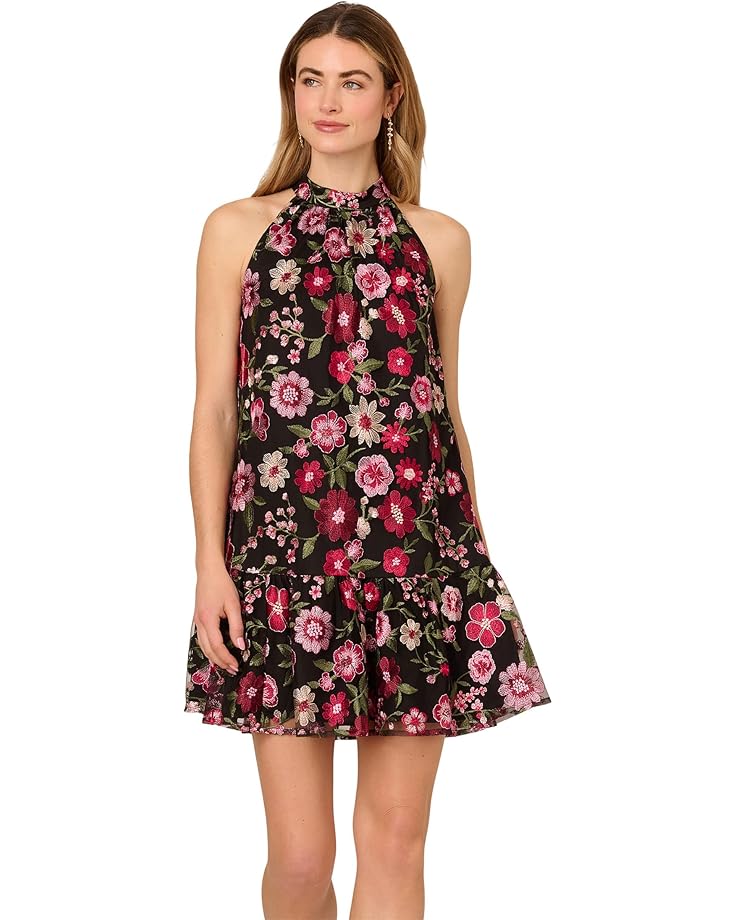 Платье Adrianna Papell Embroidered Short Dress, розовый мульти
Платье Adrianna Papell Embroidered Short Dress, розовый мульти