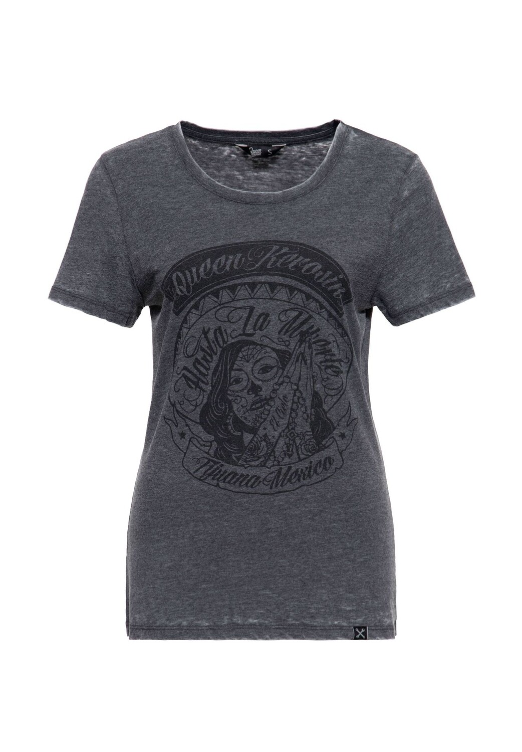 Рубашка с принтом спереди в стиле Día de Muertos Hasta La Muerte QUEEN KEROSIN, черный
Рубашка с принтом спереди в стиле Día de Muertos Hasta La Muerte QUEEN KEROSIN, черный