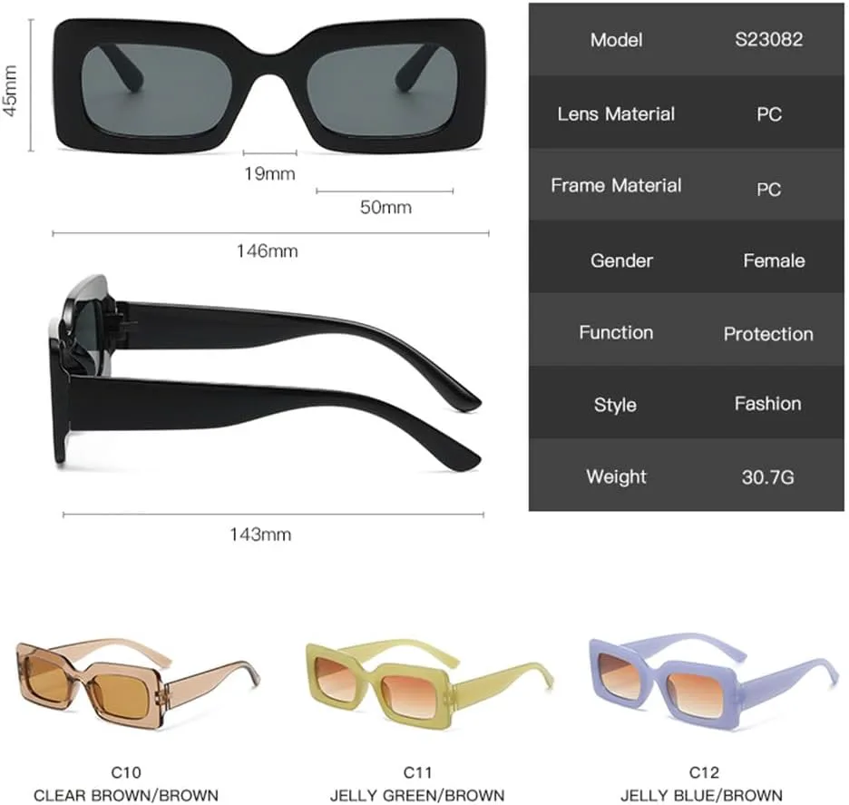 Модные летние солнцезащитные очки в винтажной оправе для женщин, в стиле ретро-панк, маленькие прямоугольные солнцезащитные очки TVTBBVV, Jelly Pink Pink
Модные летние солнцезащитные очки в винтажной оправе для женщин, в стиле ретро-панк, маленькие прямоугольные солнцезащитные очки TVTBBVV, Jelly Pink Pink