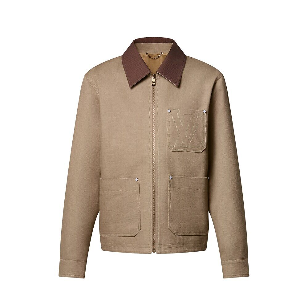 Рабочая одежда Хлопковый парусиновый блузон Louis Vuitton, бежевый
Рабочая одежда Хлопковый парусиновый блузон Louis Vuitton, бежевый