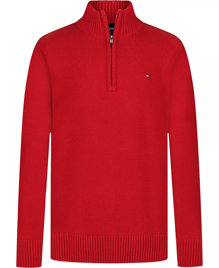 Мальчиковая кофта с молнией на четверть 2T-7 Tommy Hilfiger, красный
Мальчиковая кофта с молнией на четверть 2T-7 Tommy Hilfiger, красный