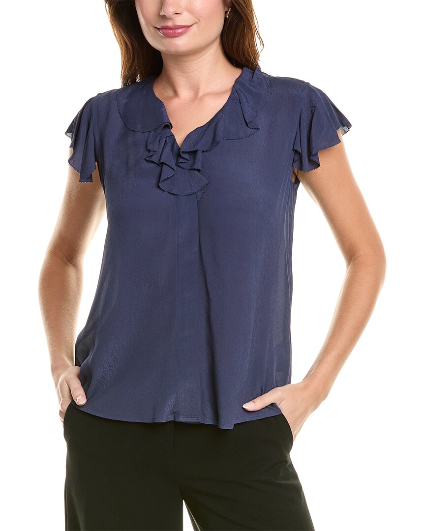 Блуза с оборками Brooks Brothers, темно-синий
Блуза с оборками Brooks Brothers, темно-синий