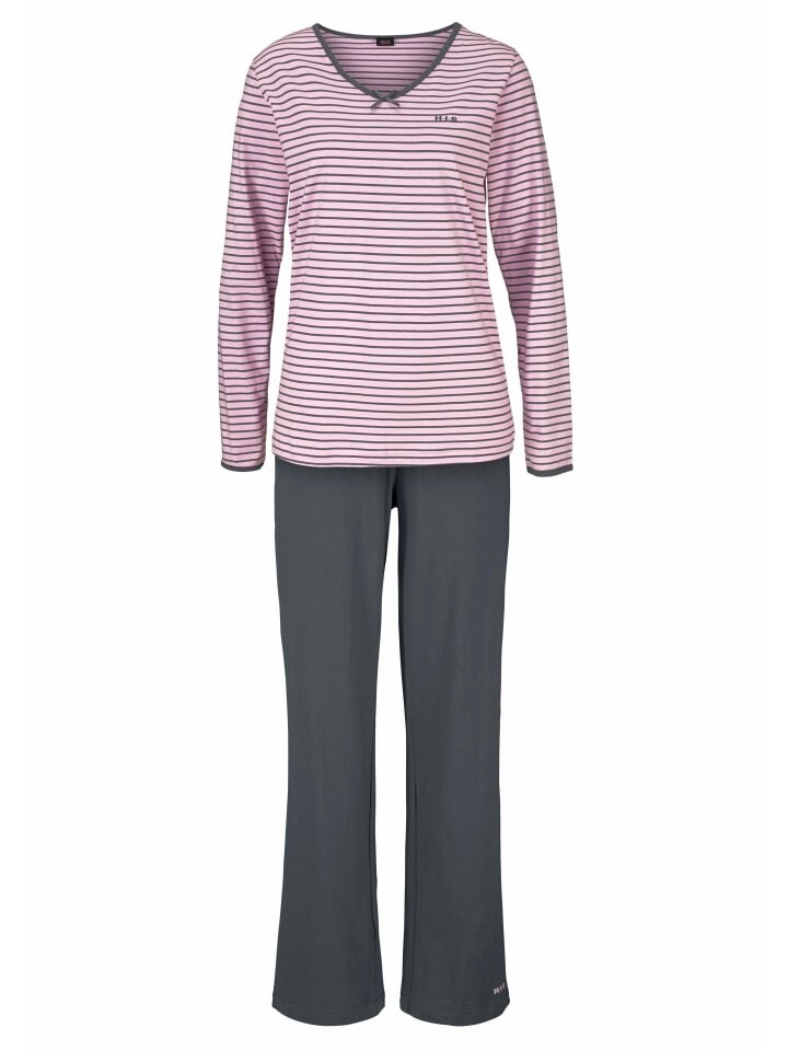 Пижама HIS, цвет rosa-anthrazit
Пижама HIS, цвет rosa-anthrazit