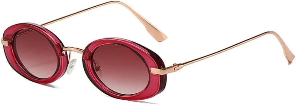 Солнцезащитные очки с защитой UV400 | Металлические овальные линзы в стиле панк | Цветные линзы | Для женщин и мужчин | Для занятий спортом на открытом воздухе и вождения DSVIGF, Clearred-red
Солнцезащитные очки с защитой UV400 | Металлические овальные линзы в стиле панк | Цветные линзы | Для женщин и мужчин | Для занятий спортом на открытом воздухе и вождения DSVIGF, Clearred-red