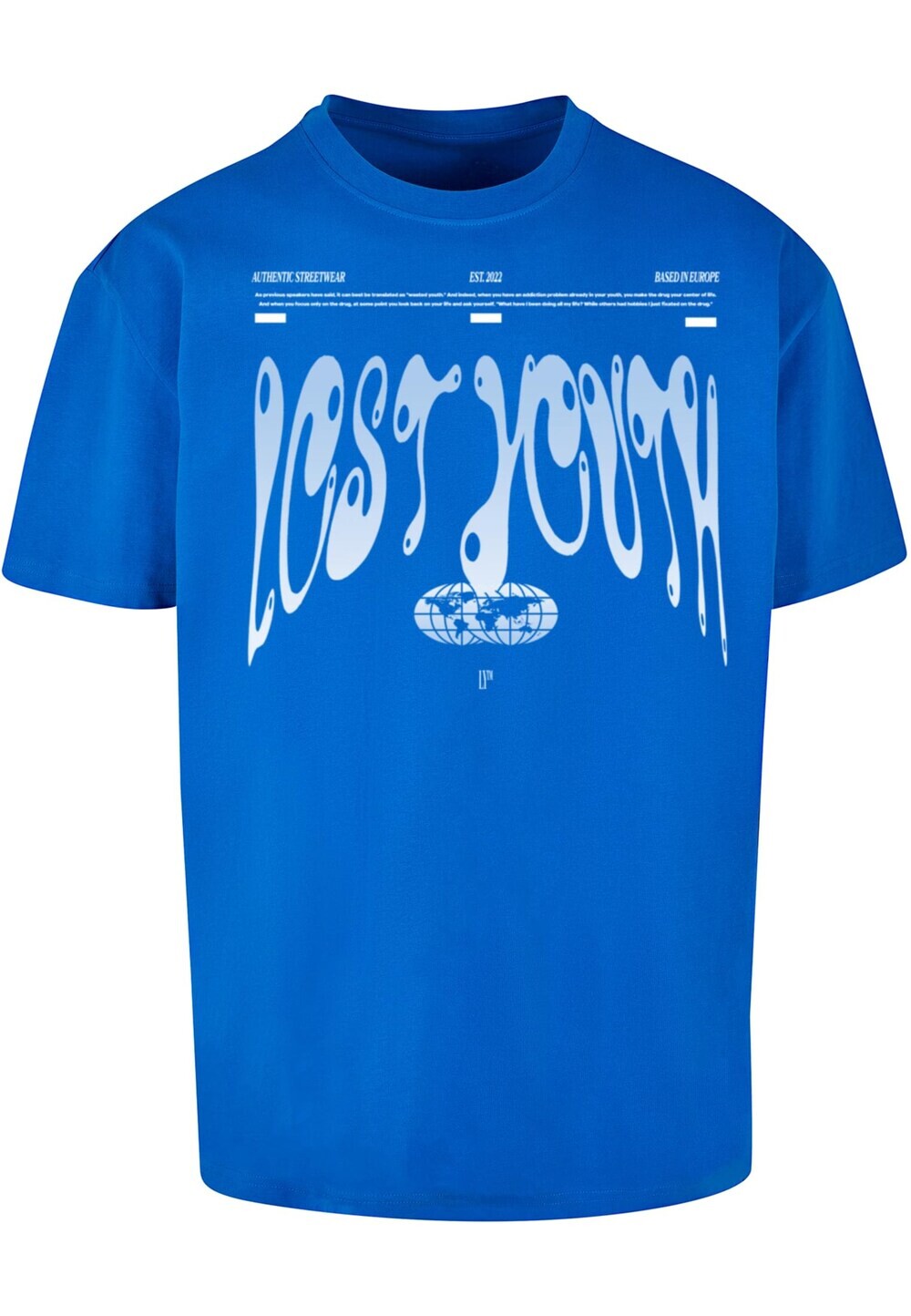 Футболка Lost Youth Authentic, синий кобальт/светло-синий
Футболка Lost Youth Authentic, синий кобальт/светло-синий