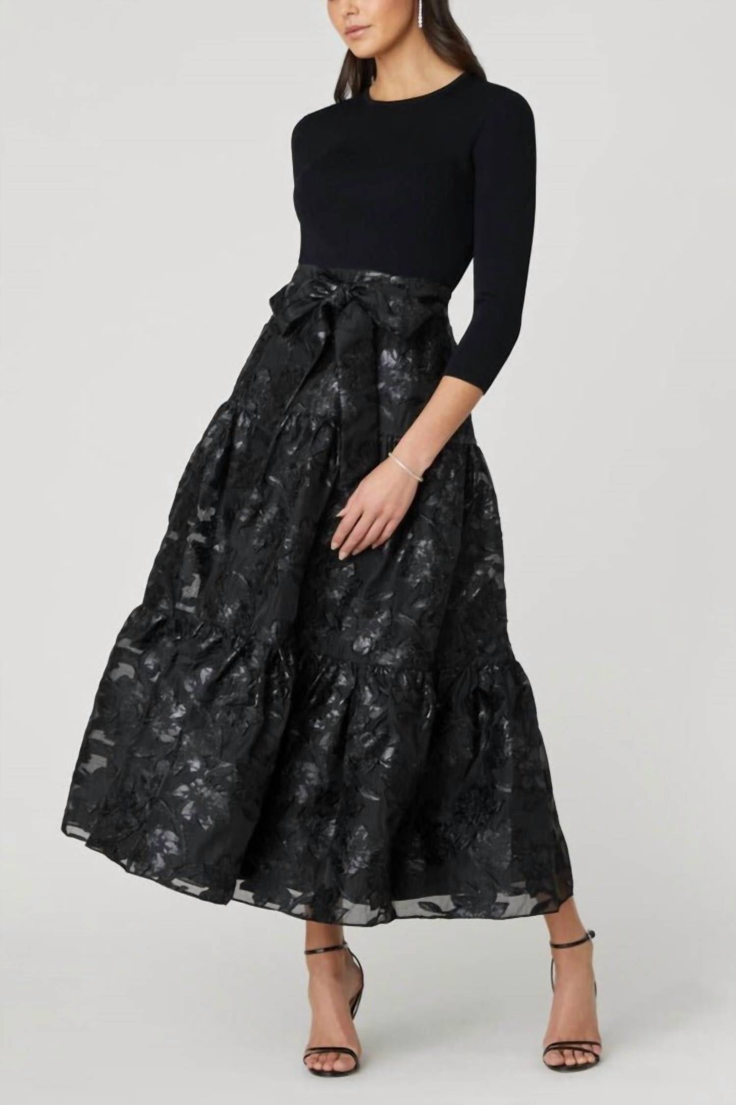 Платье Midnight Miah в цвете Jet Shoshanna 
Платье Midnight Miah в цвете Jet Shoshanna