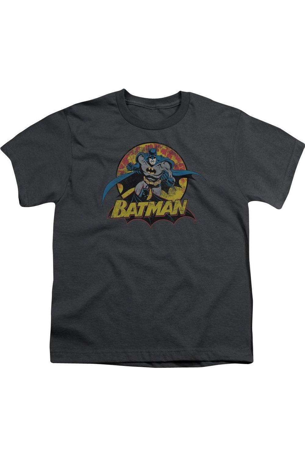 Футболка для подростков "Бэтмен: Лига справедливости Америки" с эффектом потертости Gildan, Charcoal
Футболка для подростков "Бэтмен: Лига справедливости Америки" с эффектом потертости Gildan, Charcoal