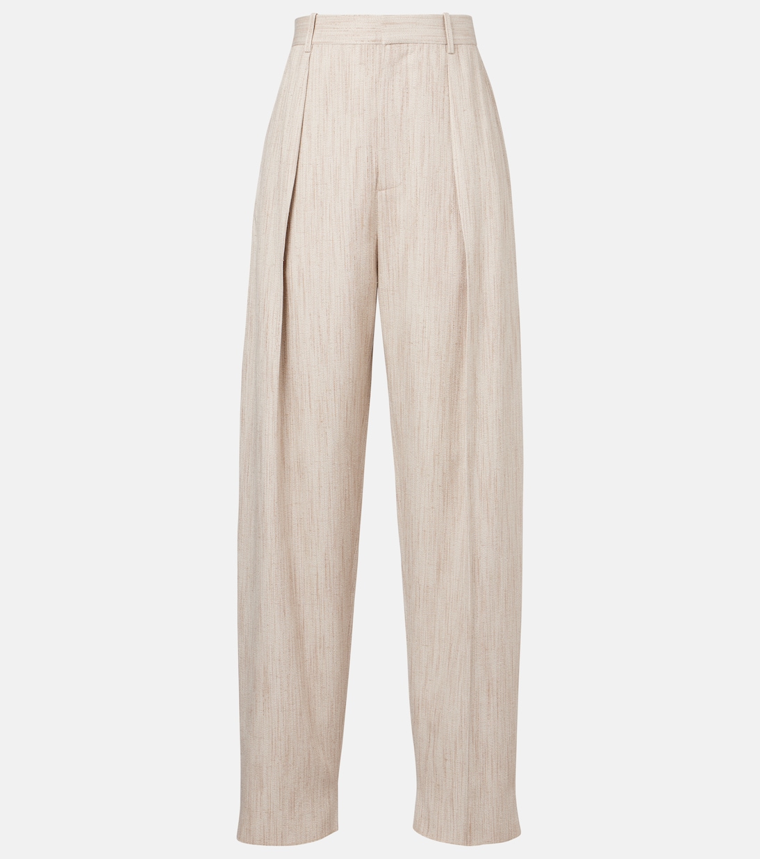 Высокие прямые брюки Bottega Veneta, Grey Putty 
Высокие прямые брюки Bottega Veneta, Grey Putty