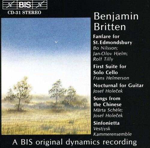 CD диск Britten / Jutland / Nilsson / Holecek / Helmerson: Fanfare for St Edmondsbury
CD диск Britten / Jutland / Nilsson / Holecek / Helmerson: Fanfare for St Edmondsbury