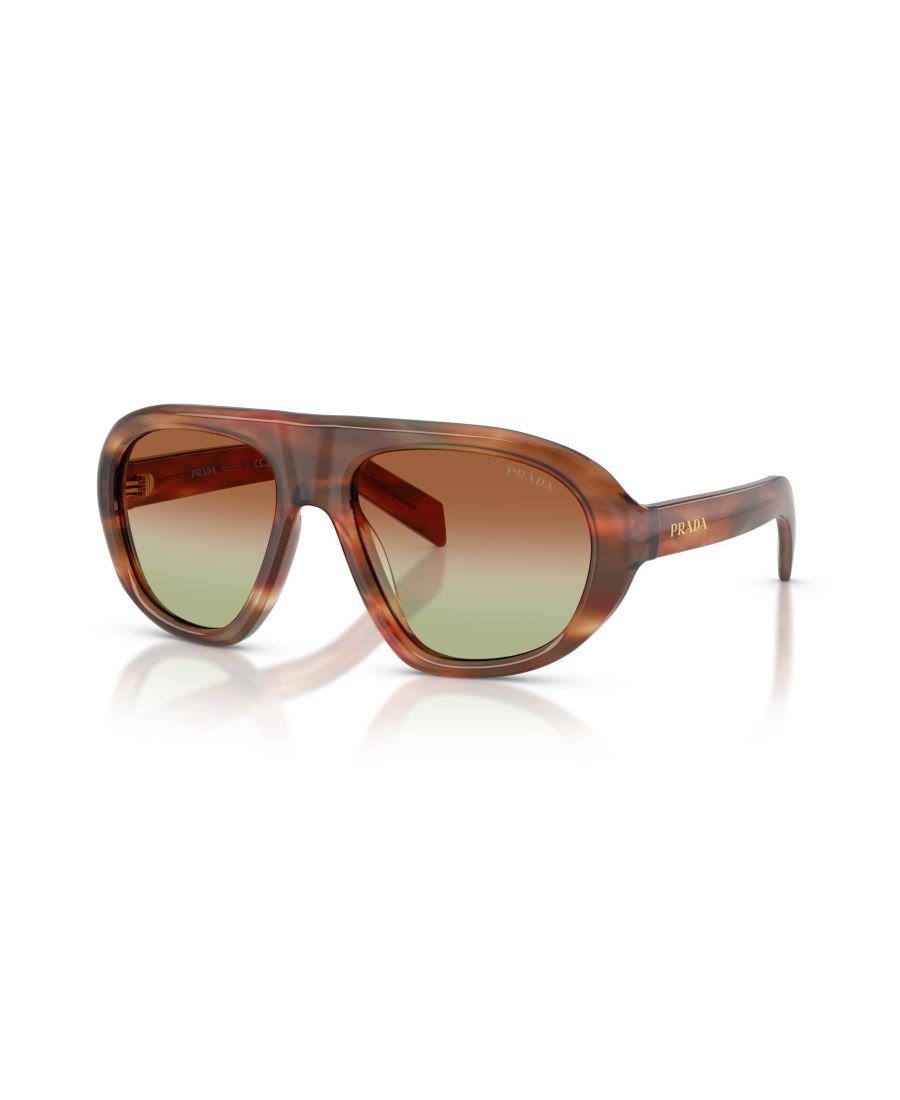Женские солнцезащитные очки с геометрическим рисунком, PR C05S PRADA, Striped Oak
Женские солнцезащитные очки с геометрическим рисунком, PR C05S PRADA, Striped Oak