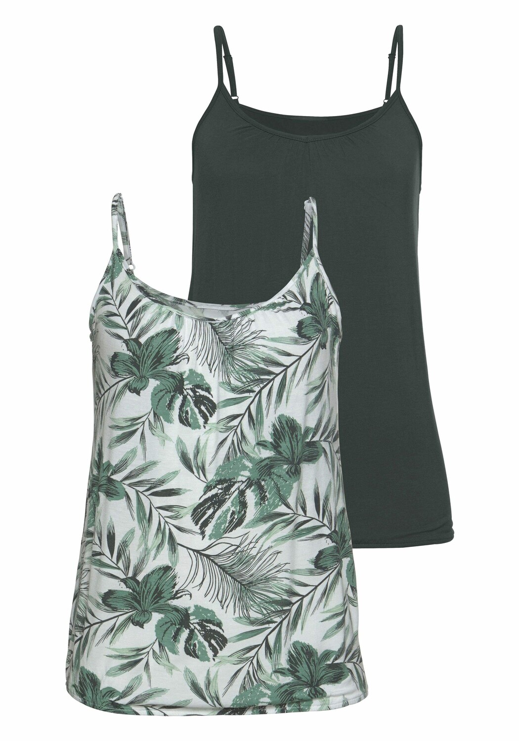 Топ LASCANA LASCANA Spaghetti, белый
Топ LASCANA LASCANA Spaghetti, белый