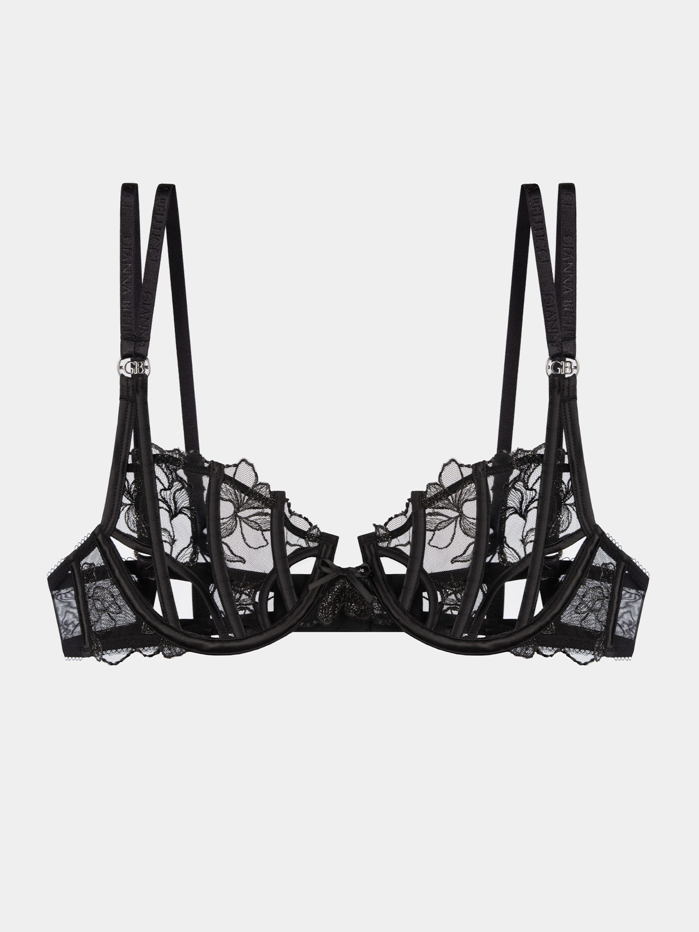 Gianna Bellucci Бюстгальтер балконет 'Luna' в черном цвете
Gianna Bellucci Бюстгальтер балконет 'Luna' в черном цвете