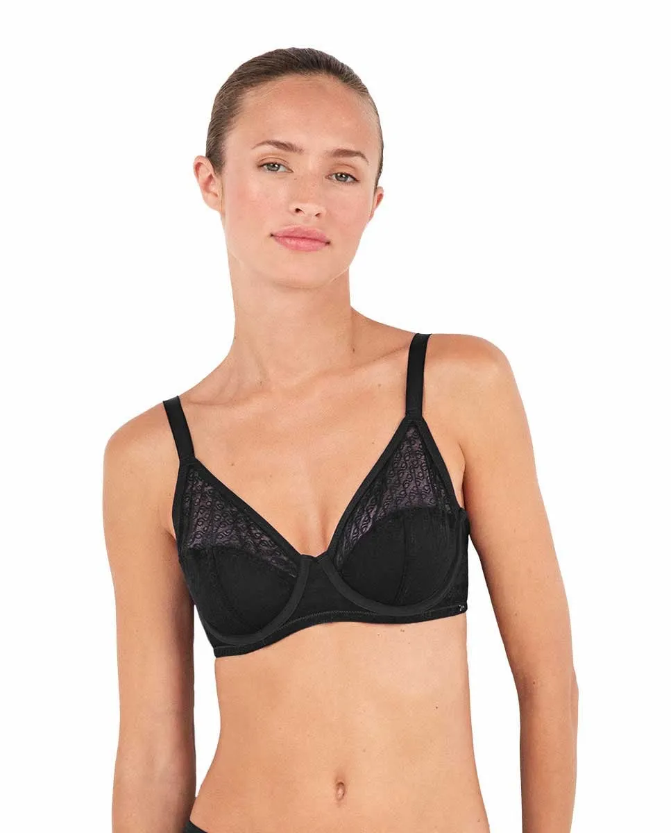 Бюстгальтер без наполнителя Gisela, черный
Бюстгальтер без наполнителя Gisela, черный