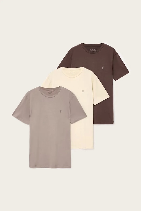 Упаковка из 3 хлопковых футболок Allsaints, бежевый
Упаковка из 3 хлопковых футболок Allsaints, бежевый