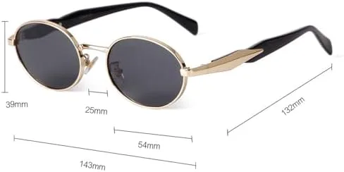 Классические круглые и овальные солнцезащитные очки для женщин и мужчин, коричневая металлическая оправа, модные солнцезащитные очки UV400 для женщин MTZJH, C2
Классические круглые и овальные солнцезащитные очки для женщин и мужчин, коричневая металлическая оправа, модные солнцезащитные очки UV400 для женщин MTZJH, C2