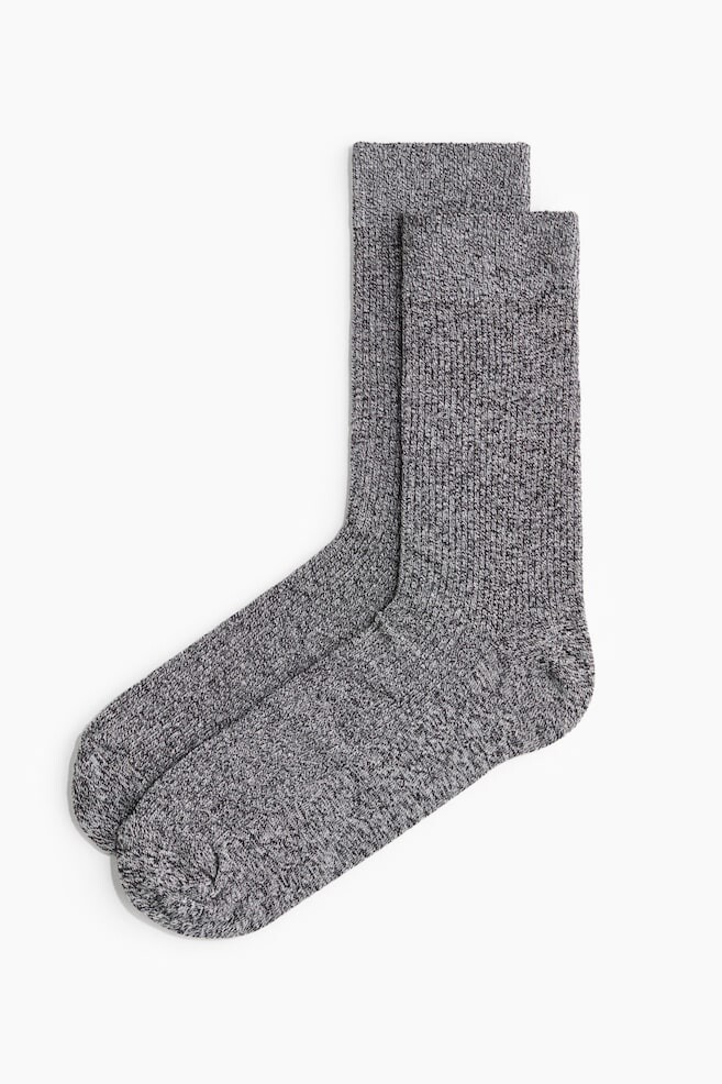 Носки в рубчик H&M, черный
Носки в рубчик H&M, черный