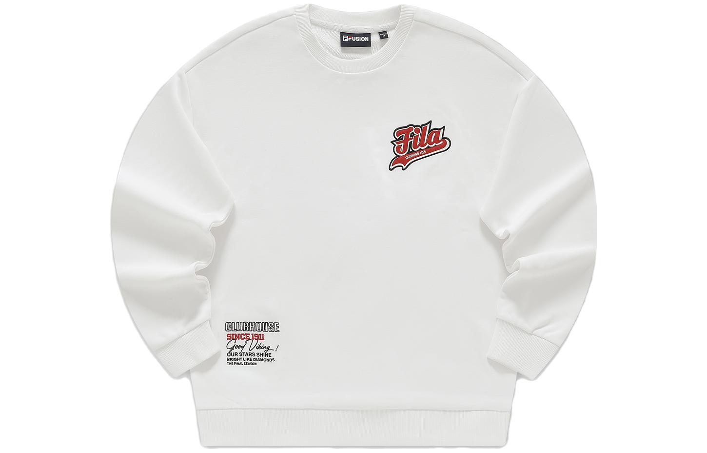 FILA FUSION Свитшот женский стандартный белый
FILA FUSION Свитшот женский стандартный белый