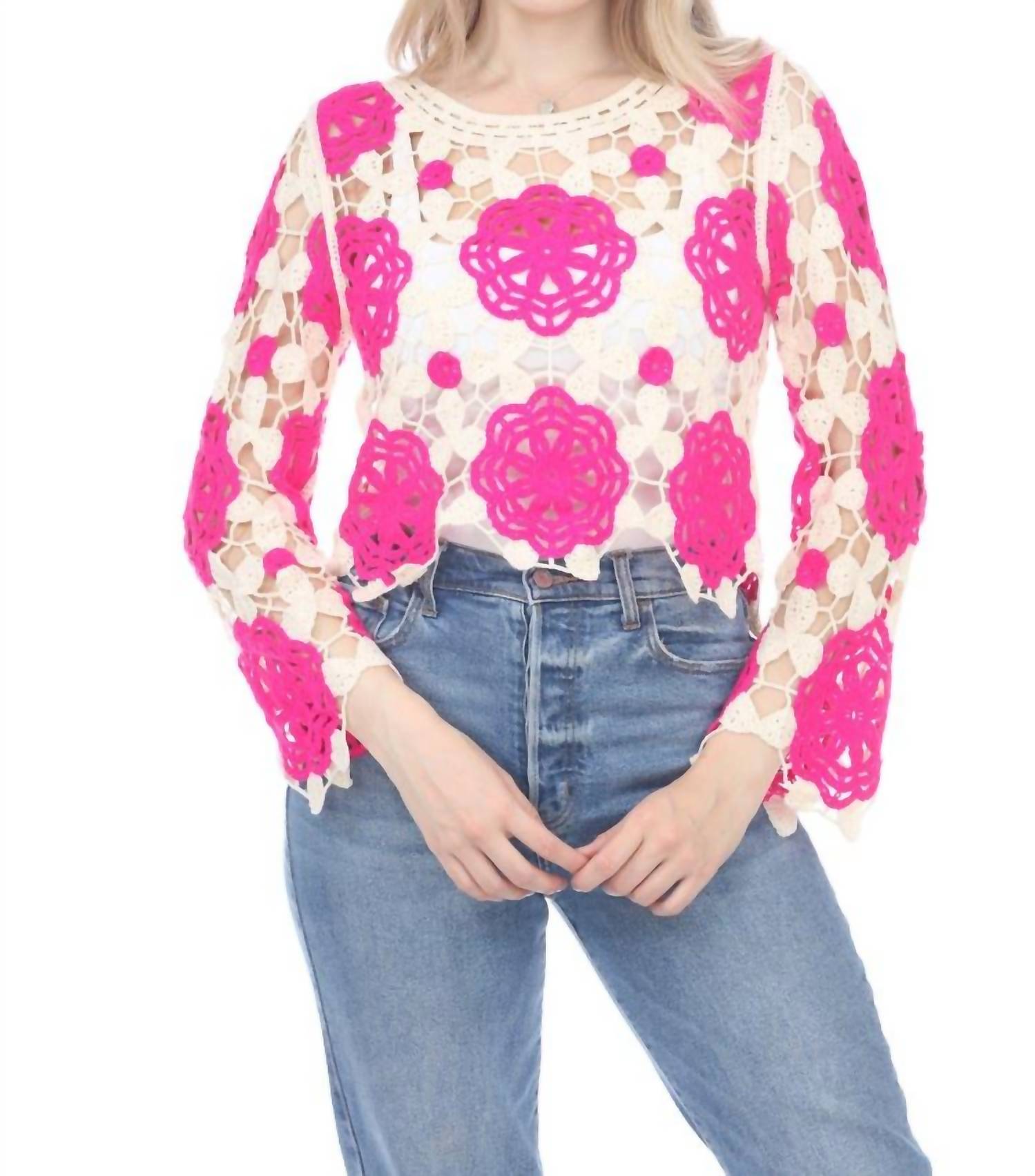 Квинн вязаный топ с цветочным принтом в фуксии Rain and Rose, Fushia
Квинн вязаный топ с цветочным принтом в фуксии Rain and Rose, Fushia