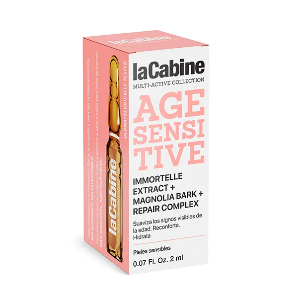 Антивозрастная ампула для лица Ampolla Age Sensitive Lacabine, 2 ml
Антивозрастная ампула для лица Ampolla Age Sensitive Lacabine, 2 ml