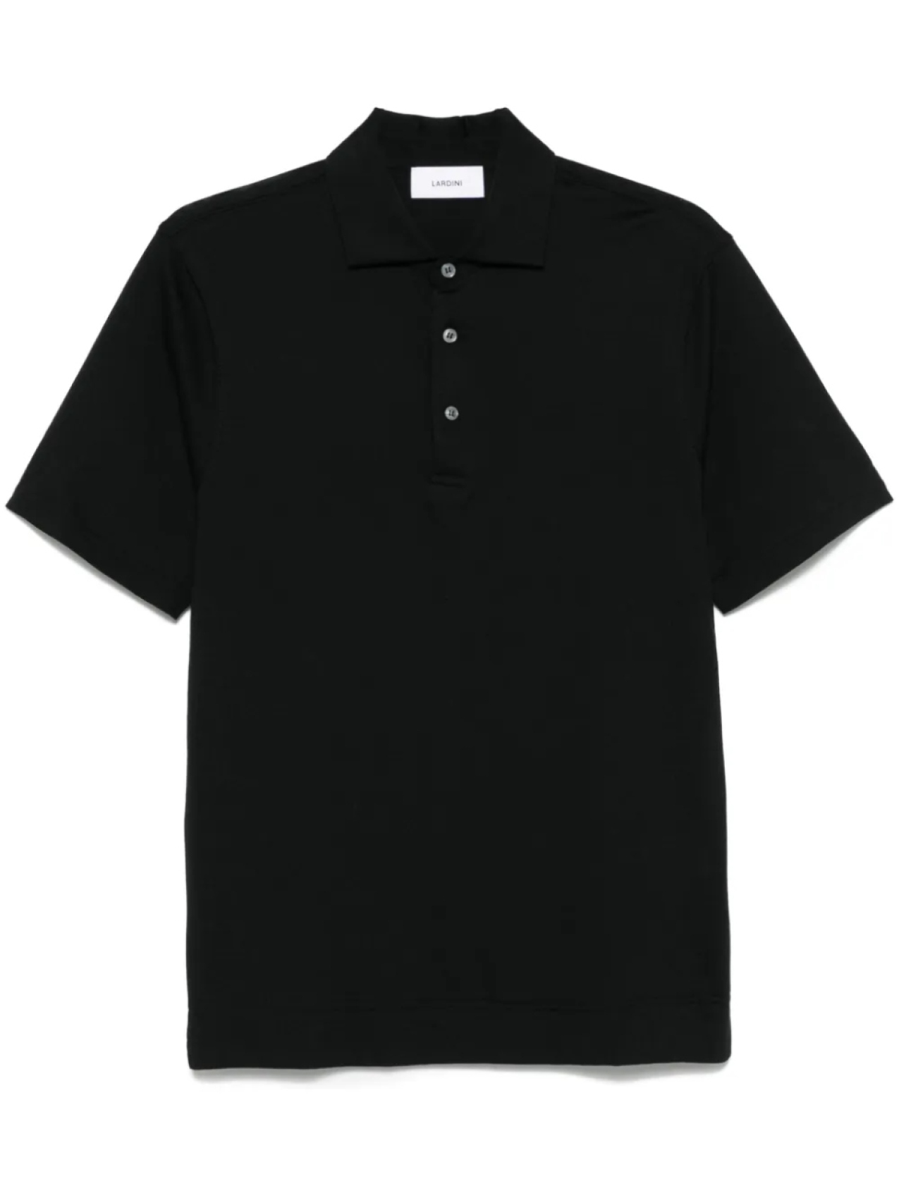 Рубашка-поло Lardini из джерси, черный 
Рубашка-поло Lardini из джерси, черный