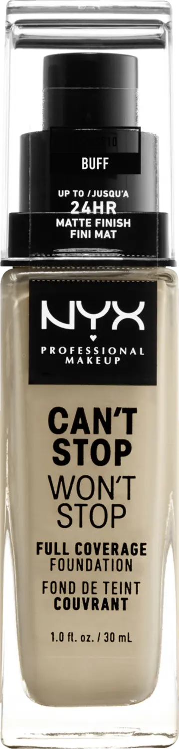 Тональный крем NYX Professional MakeUp Can't Stop Won't Stop Foundation 10 Buff
Тональный крем NYX Professional MakeUp Can't Stop Won't Stop Foundation 10 Buff