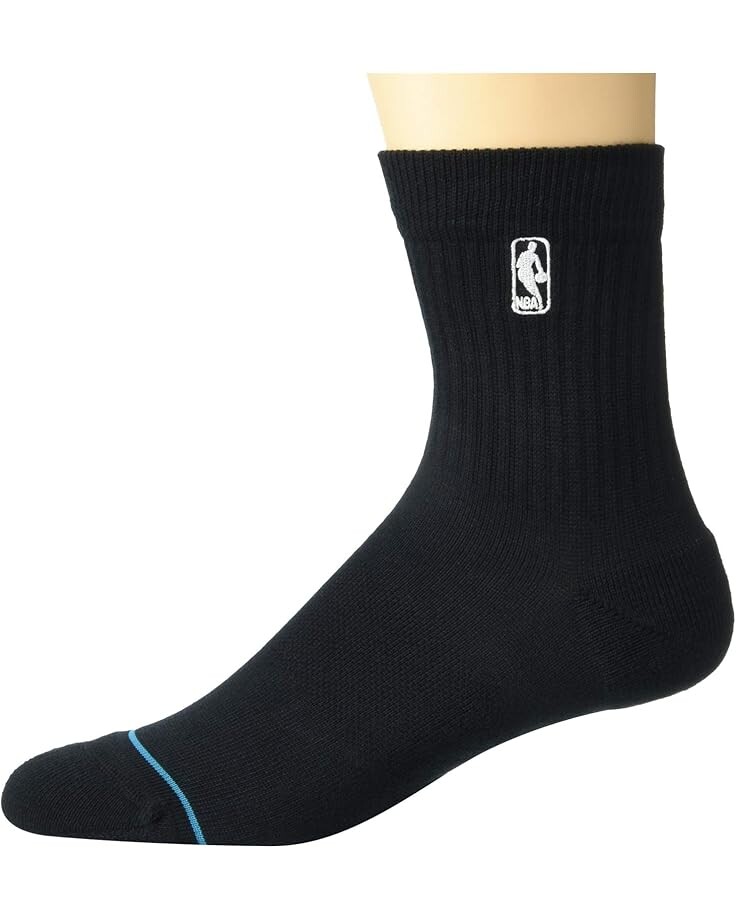 Носки Unisex Stance NBA Logoman ST Quarter, черный 
Носки Unisex Stance NBA Logoman ST Quarter, черный