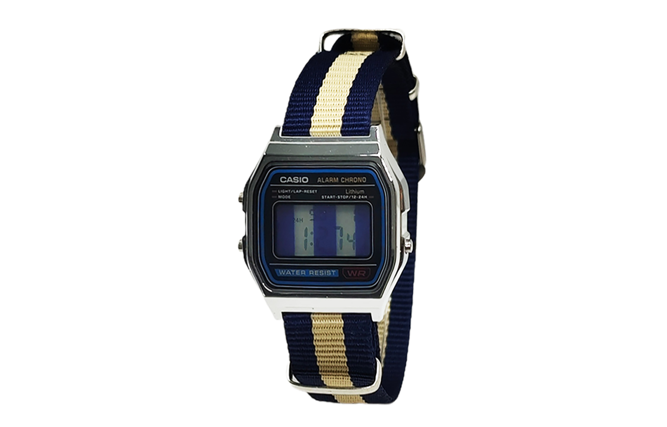 CASIO Мужские часы Retrofit Series с кварцевым механизмом и нейлоновым ремешком, черный циферблат
CASIO Мужские часы Retrofit Series с кварцевым механизмом и нейлоновым ремешком, черный циферблат